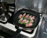 水菜と豚バラ肉巻き作り方3写真