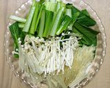 小松菜とえのきのめんつゆ浸し作り方1写真