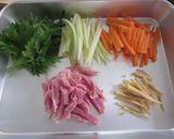 春キャベツの野菜ロール♪作り方2写真