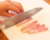 キャベツとベーコンのペペロンチーノ作り方3写真