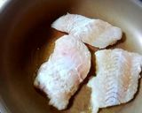 簡単＊白身魚のカレーヨーグルトソース＊作り方1写真