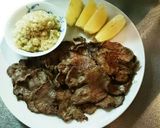 ★簡単長ネギの薬味★牛タンのせ作り方3写真