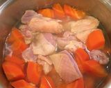 シャトルシェフ任せ☆鶏もも肉と人参の煮物作り方3写真