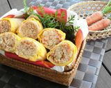 キャロットライスでスティックオムライス作り方13写真