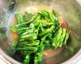 春 (菜の花)とあさりの出汁おひたし作り方4写真