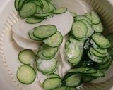 かぶ＋きゅうり＋ツナの、食べやすいサラダ作り方3写真