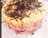 子どもも大人も感動♡簡単ちらし寿司ケーキ作り方8写真
