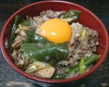 生めかぶとキノコの牛とろ丼作り方6写真