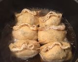 お豆腐の油揚げ包み煮作り方5写真