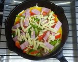 ワンエッグ♪スキレットでオープンオムレツ作り方8写真