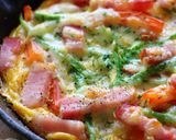 ワンエッグ♪スキレットでオープンオムレツ作り方10写真