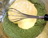 大豆よもぎパンケーキでわんぱくサンド作り方5写真