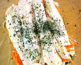 大豆よもぎパンケーキでわんぱくサンド作り方15写真