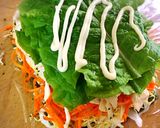 大豆よもぎパンケーキでわんぱくサンド作り方16写真