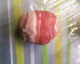 肉巻きおにぎり。焼肉のたれで簡単！作り方4写真