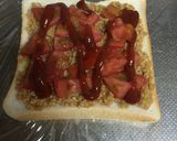 Wトマト納豆チーズトースト作り方3写真