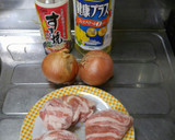 ☆豚ﾊﾞﾗ肉と玉ねぎのすき焼き風☆作り方1写真