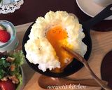 スキレットdeエッグインクラウド♡作り方6写真