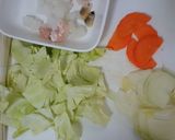 ズボラ飯！シーフードのあんかけそうめん♪作り方1写真