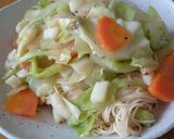 ズボラ飯！シーフードのあんかけそうめん♪作り方8写真