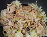 ☆豚ﾊﾞﾗ肉と玉ねぎのすき焼き風☆作り方12写真