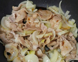 ☆豚ﾊﾞﾗ肉と玉ねぎのすき焼き風☆作り方12写真