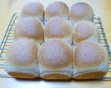 小麦ふすま入り全粒粉ちぎりパン作り方10写真