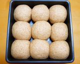 小麦ふすま入り全粒粉ちぎりパン作り方7写真