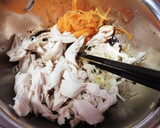 ささみのみそだれ中華風サラダ作り方6写真
