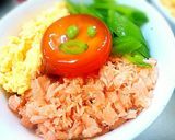鮭の三色丼作り方8写真