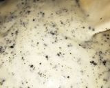 黒蜜で食べる、米粉の胡麻パンケーキ作り方3写真