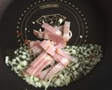 春薫る♪春キャベツと菜花のペペロンチーノ作り方5写真