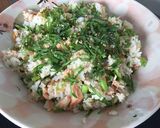 鮭とかぶの葉っぱの混ぜご飯作り方5写真