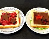 スライス生チョコレートで食パンデコ♪作り方3写真
