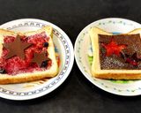 スライス生チョコレートで食パンデコ♪作り方4写真
