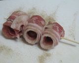 絶美味！ミニトマトのベーコン＆豚バラ巻き作り方3写真