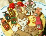 抹茶味のフレジエ＊ワンピースデコ作り方14写真