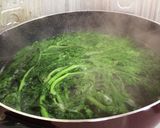 春菊と海苔のポン酢和え作り方1写真