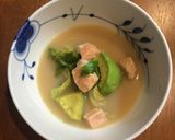 鮭とアボカドのまろやか玄米ミルクシチュー作り方4写真