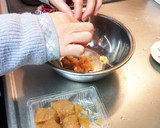 我が家のおかず＊れんこんたらマヨ作り方2写真