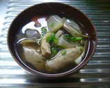 素朴なそばがき汁作り方12写真