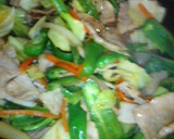 ピーマンと豚肉野菜の中華風炒め♪作り方8写真