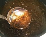 もずくとお揚げの麦味噌汁作り方2写真