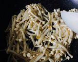 水菜サラダ☆ドレッシング炒め和え作り方2写真