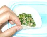簡単餃子♪簡単ニラ餃子♪ニラまんじゅう♪作り方7写真