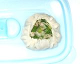 簡単餃子♪簡単ニラ餃子♪ニラまんじゅう♪作り方8写真