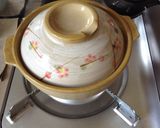 100斤土鍋で玄米粥と芋(カセットコンロ作り方3写真