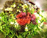 たけのこフライ。わらびと昆布の梅ソース作り方4写真