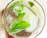 ☆ハーブとレモンキューブの炭酸水☆作り方3写真