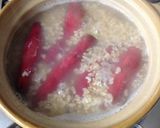 100斤土鍋で玄米粥と芋(カセットコンロ作り方4写真
